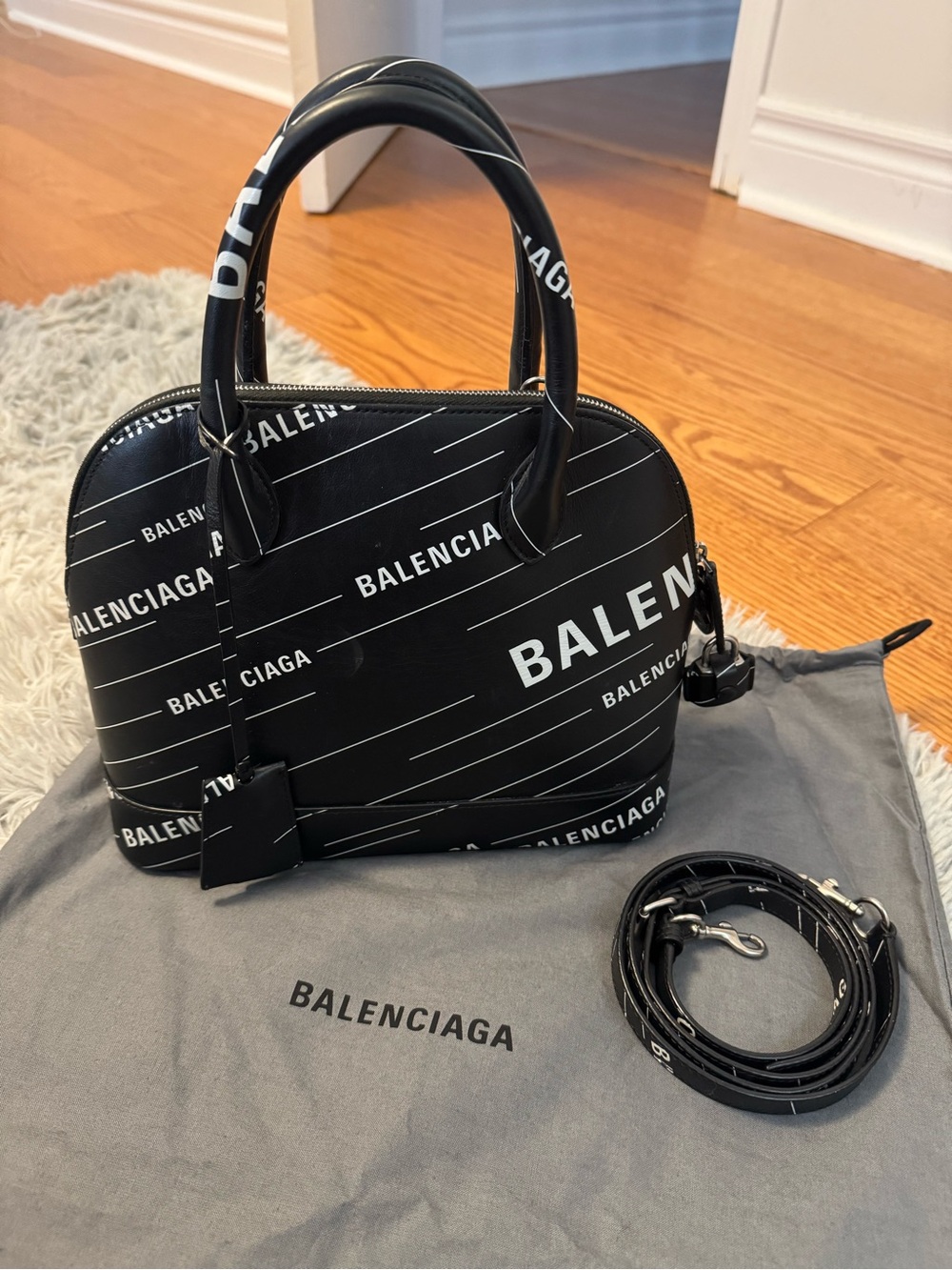 Balenciaga Ville Bag with Removable Strap